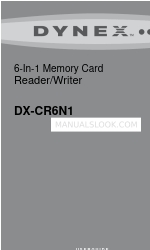 Dynex DX-CR6N1 - USB 2.0 Memory Card Reader Manual del usuario