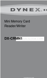 Dynex DX-CRMN1 - Mini Memory Card Reader/Writer Manuale d'uso