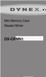 Dynex DX-CRMN1 - Mini Memory Card Reader/Writer Manuale d'uso