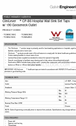 Galvin Engineering CliniLever TCWSJ150C Installation Manuallines