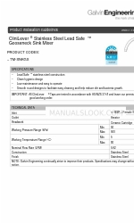 Galvin Engineering CliniLever TM-SNKGX Instrukcje instalacji