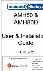 Maidaid Halcyon AMH80 Gebruikershandleiding voor installatie