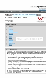 Galvin Engineering CliniMix CP-BS WM-TMVPMB Ürün Kurulum Manualline