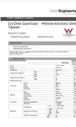 Galvin Engineering Ezy-Drink 316 TDBFXEB Product Installation Manualline