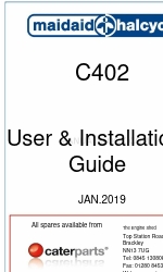 Maidaid Halcyon C402D Manuale d'installazione per l'utente