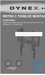 Dynex DX-DRTVM102 (Französisch) Montageanleitung Handbuch