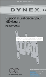 Dynex DX-DRTVM112 (français) Manual De Montage