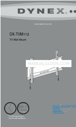 Dynex DX-TVM112 Посібник з монтажу