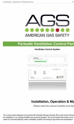 AGS Parksafe Control Panel Установка, эксплуатация и обслуживание