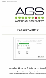 AGS Parksafe Control Panel Руководство по установке, эксплуатации и техническому обслуживанию