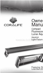 Coralife Compact Fluorescent Lunar Aqualight Manual do Proprietário