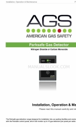 AGS Carbon Monoxide Installation, Betrieb und Wartung