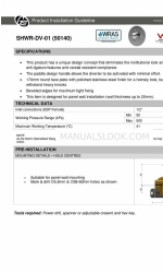 Galvin Specialised SHWR-DV-01 Instrukcja instalacji produktu
