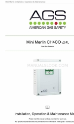 AGS Mini Merlin CH4CO v2 FL Installatie, bediening en onderhoud