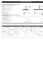 Coram TUBULAR SHOWER PANELS Краткое руководство по эксплуатации