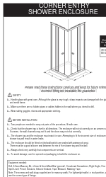 Coram Showers 760 Quick Start Manual