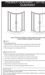 Coram Showers OFFSET QUADRANT Handbuch