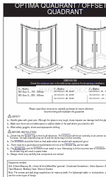 Coram Showers OFFSET QUADRANT Manuale di avvio rapido