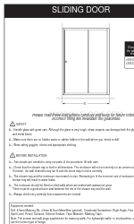 Coram Showers 1000 Door X Quick Start Manual