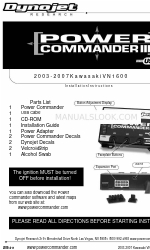 Dynojet Power Commander III Istruzioni per l'installazione