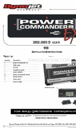 Dynojet Power Commander III USB EX Istruzioni per l'installazione