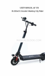 Hikerboy City Rider Manual do utilizador