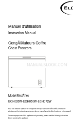 corbeil Ellipse ECH035W Manual de instruções