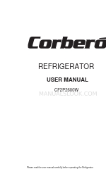 CORBERO CF2P2600W Manual do utilizador