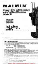 maimin SABRE900 取扱説明書とパーツリスト