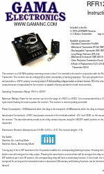 GAMA Electronics LRF12VPRWP-WPE-WPTX Інструкція з експлуатації