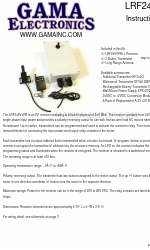 GAMA Electronics LRF240V1PR Manual de instruções