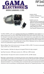 GAMA Electronics RF340-100APR Manual de instrucciones