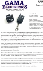 GAMA Electronics RFR12V1C-NIS Руководство по эксплуатации