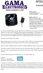 GAMA Electronics RFR24VPRWP-NIS Руководство по эксплуатации