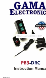 GAMA Electronics PB3-DRC Manual de instrucciones