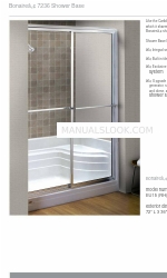 Jacuzzi Bonaire 7236 Shower Base DD26 Specification Sheet