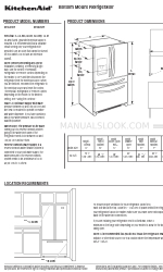 KitchenAid Architect II KFXS25RY Especificaciones