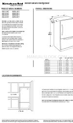 KitchenAid Architect Series II KBLS19KTSS Abmessungen