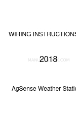 AgSense Weather Station Instructions de câblage