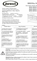 Jacuzzi MINCIO series Посібник з монтажу