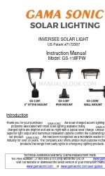 Gama Sonic GS-118F Manual de instrucciones