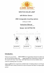 Gama Sonic GS-53P-PIR Instruction Manual