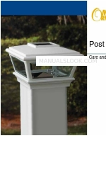 Maine Ornamental Post Cap Series Installation Instructions Manual