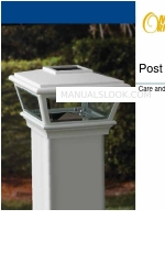 Maine Ornamental Solar Post Cap Handleiding voor installatie-instructies