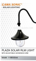 Gama Sonic PLAZA SOLAR RLM LIGHT Руководство по эксплуатации