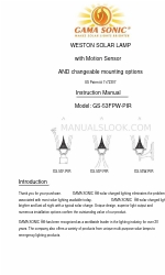 Gama Sonic WESTON GS-53F-PIR Manual de instruções