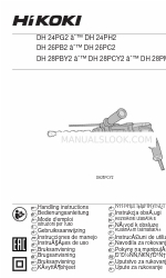 HIKOKI DH 24PG2 Handling Instructions Manual