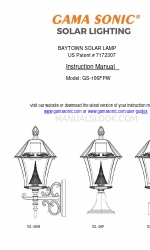 Gama Sonic BAYTOWN GS-106FPW Manuale di istruzioni