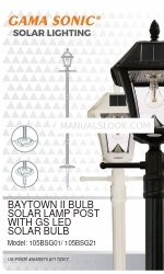 Gama Sonic BAYTOWN II 105BSG01 Instruction Manual