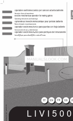 Dea LIVI 500/24 Operating Instructions And Warnings